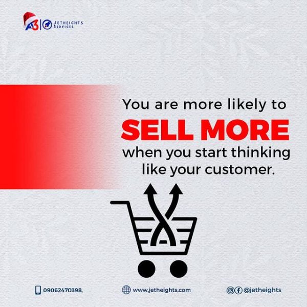 You Are More Likely To Sell More When You Start Thinking Like Your Customer
